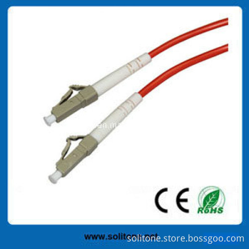LC Multimode Duplex Fiber Optic Patch Cord